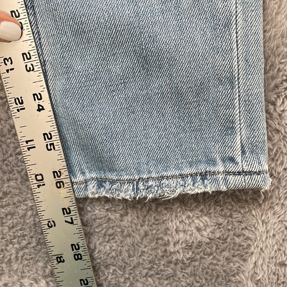 Abercombie & Fitch Jeans Women's 0 Regular Boyfriend Straight Distressed Cotton - Picture 12 of 16